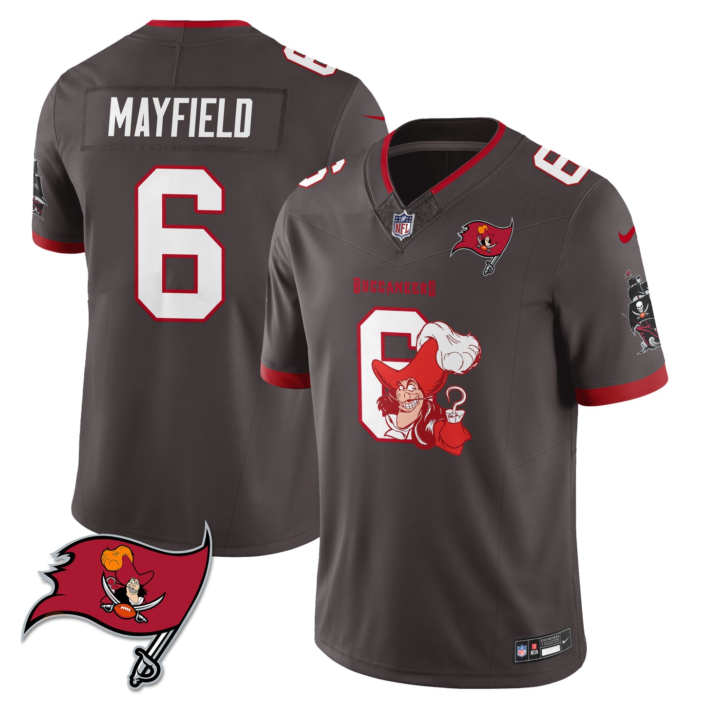 TB x Red Coat Captain Edition Vapor Jersey - Stitched