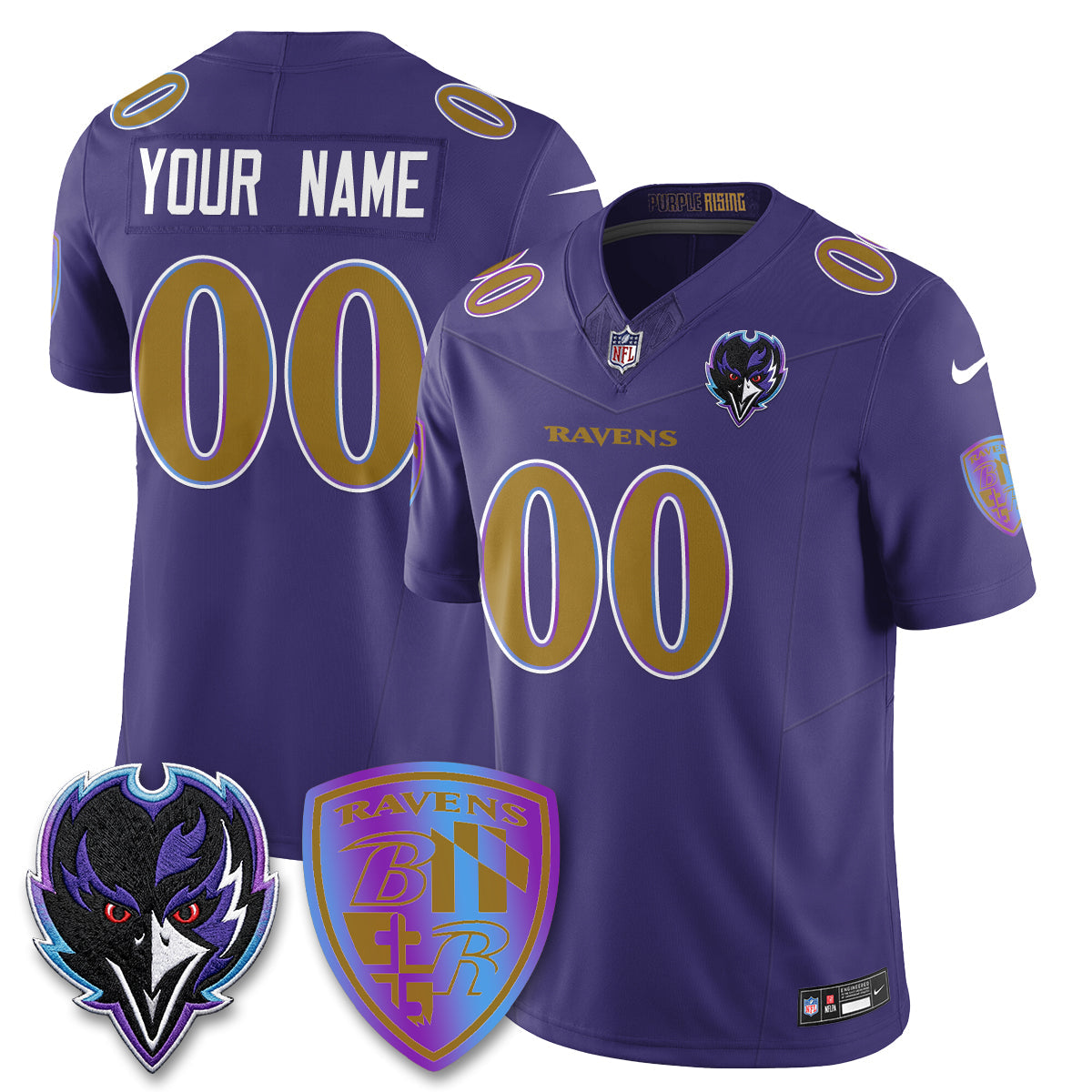 BAL The Next Flight Vapor Custom Jersey - Stitched-NQD