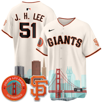 San Francisco Giants SF City Edition Vapor Jersey - Stitched