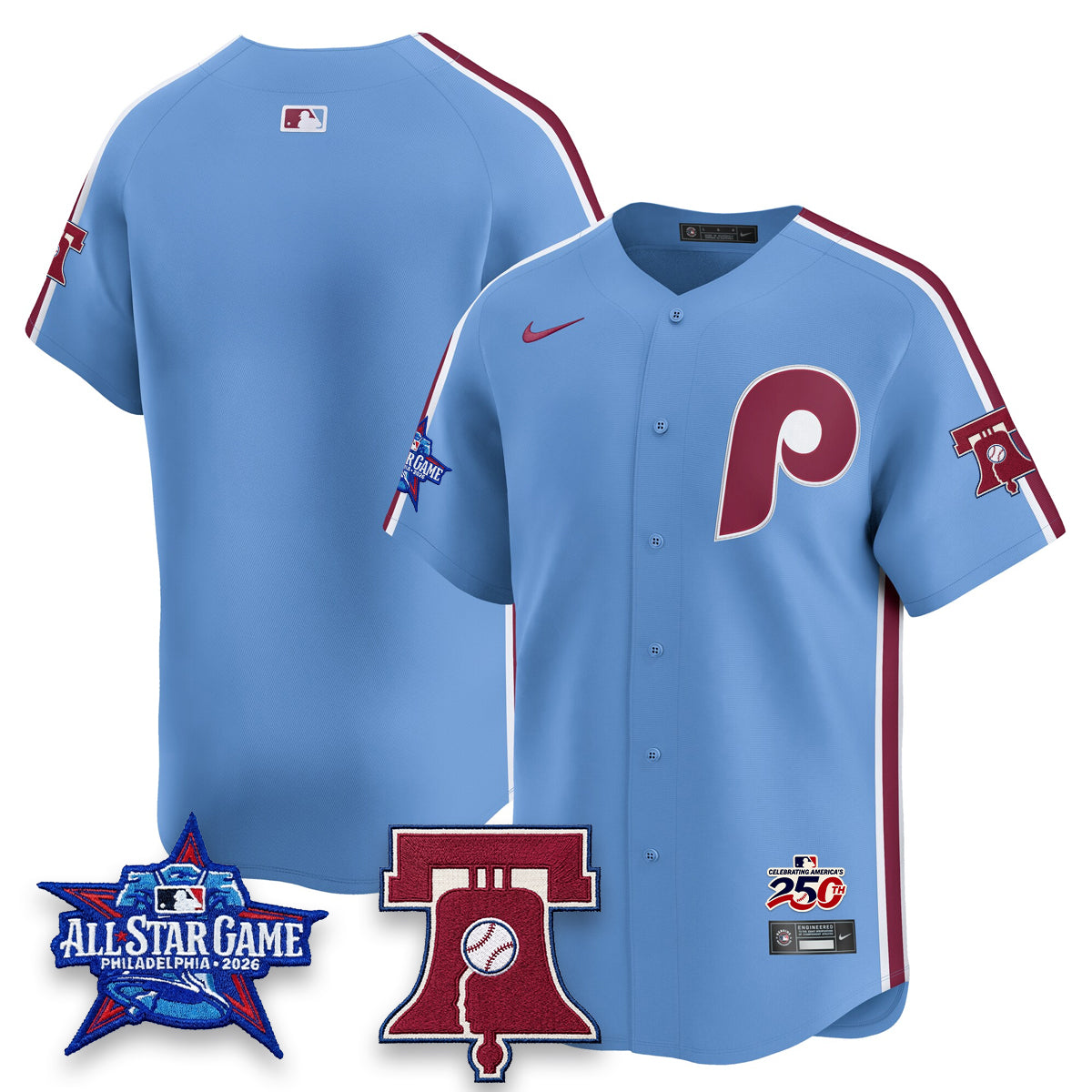 PHI 2026 Independence Day USA Vapor Limited Jersey - Stitched-DQM