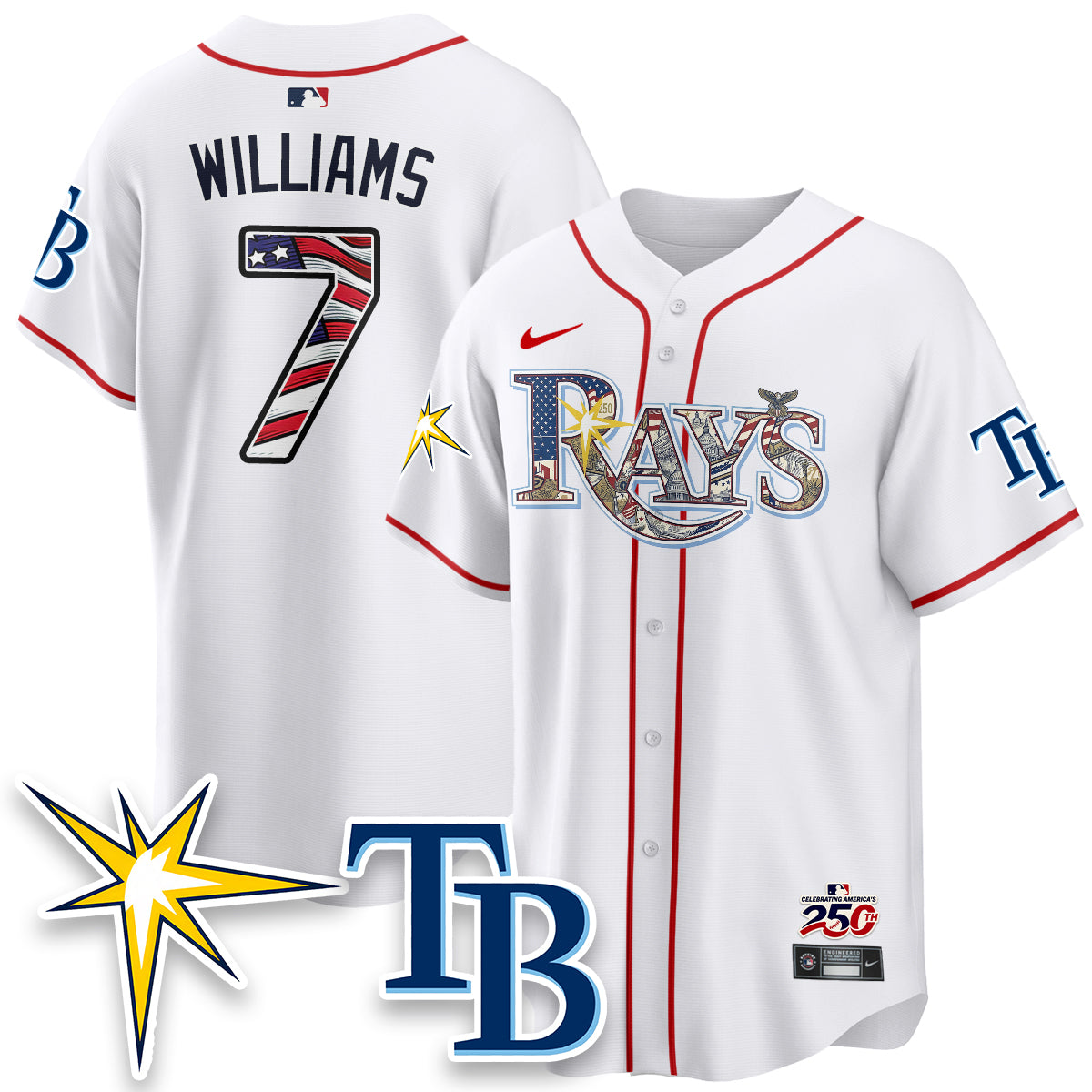 TB Independence Day USA 2026 Vapor Limited Jersey - Stitched-NQD