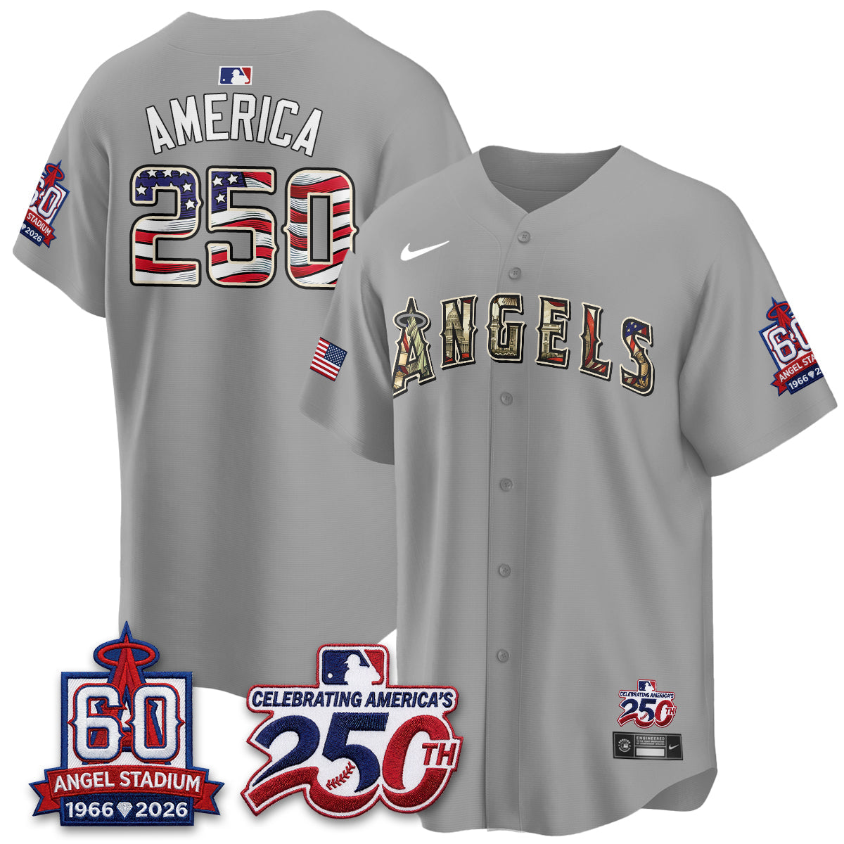 LAA 2026 Independence Day USA Vapor Limited Jersey - Stitched-NQD