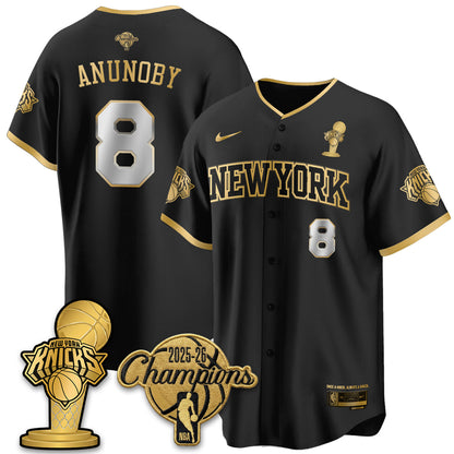NYK 2026 NBA Champions Vapor Jersey - Stitched-NQD