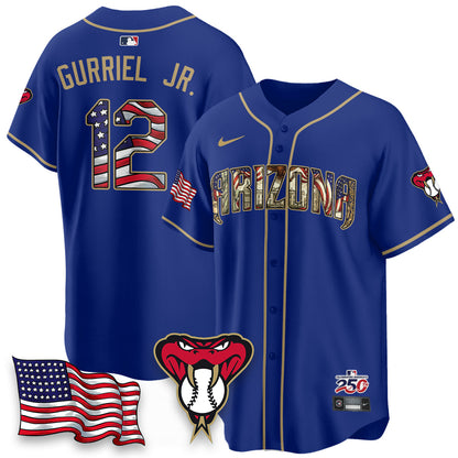 ARI 2026 Independence Day USA Vapor Limited Jersey - Stitched-NQD