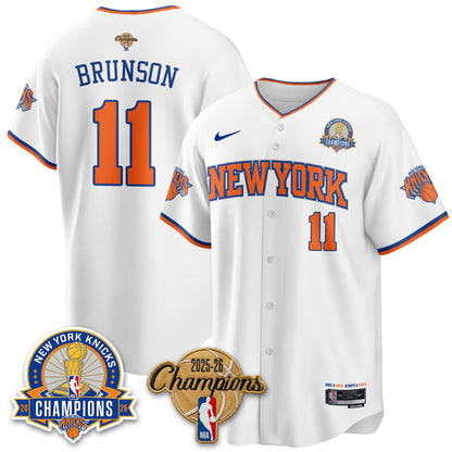 New York Knicks 2026 NBA Champions Special Edition Vapor Jersey V2- Stitched