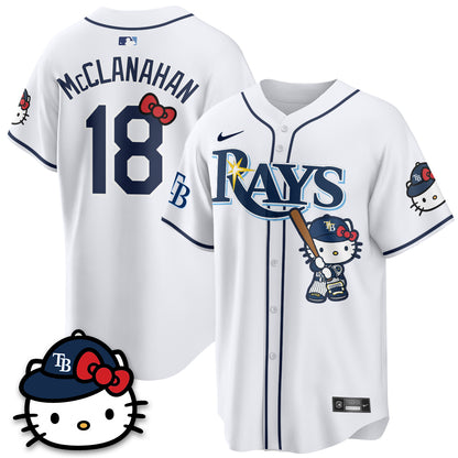 Tampa Bay Rays x Meow KT Edition Vapor Limited Jersey - Stitched-NQD