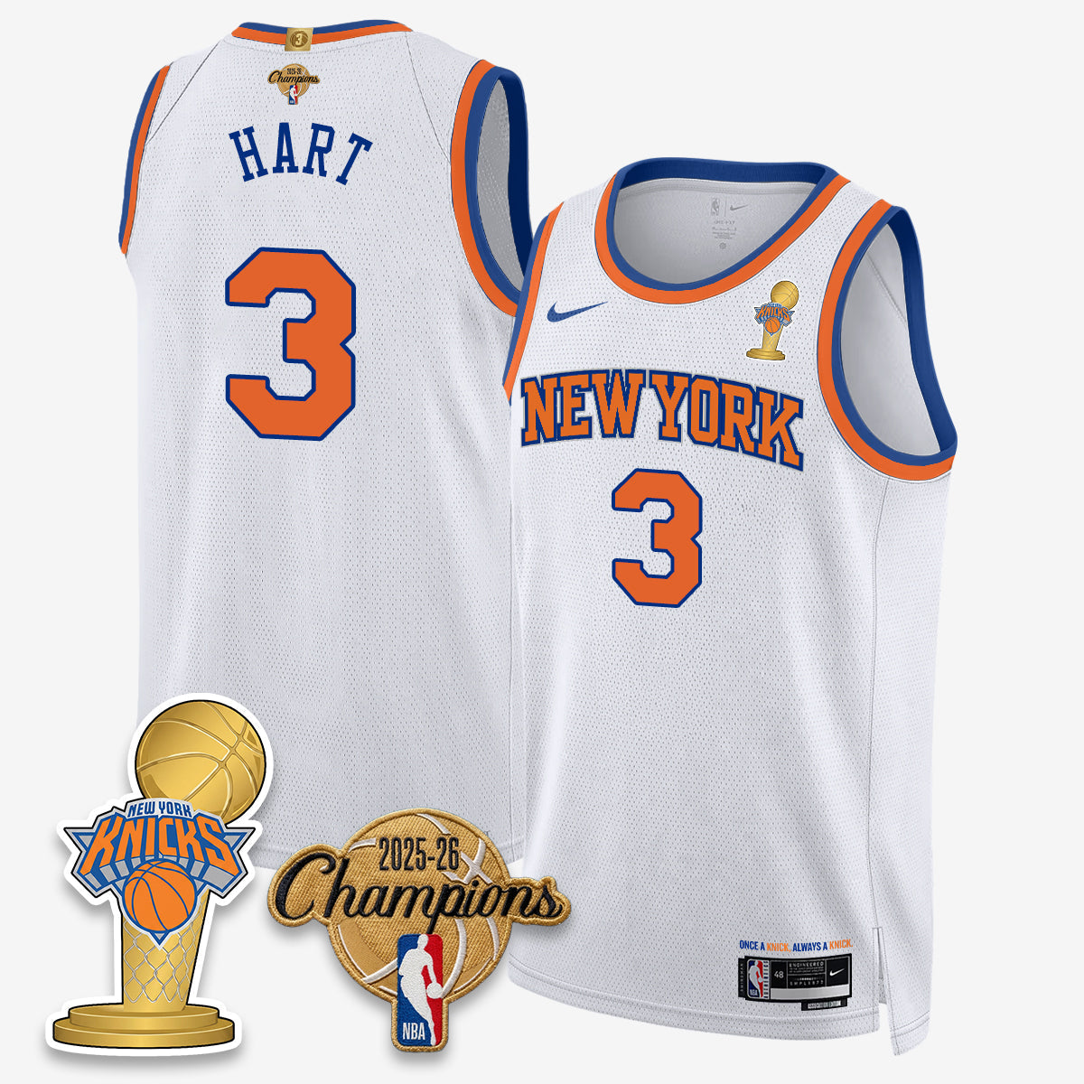 NYK 2026 Basketball Champions Vapor Jersey - Stitched1-NQD