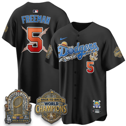 LAD x OP Japanese Cartoon Vapor Limited Jersey - Stitched
