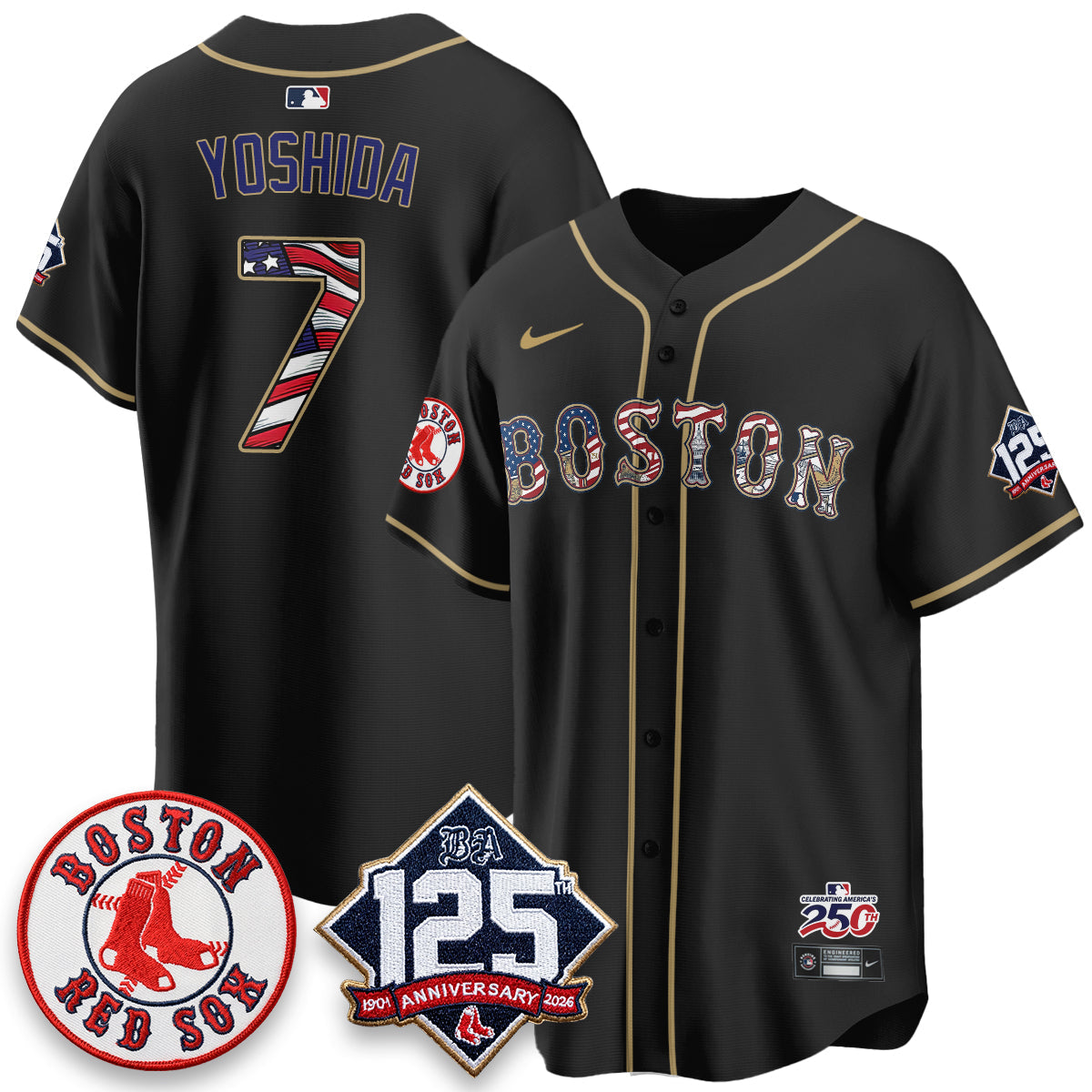 BOS 2026 Independence Day USA Vapor Limited Jersey - Stitched-NQD