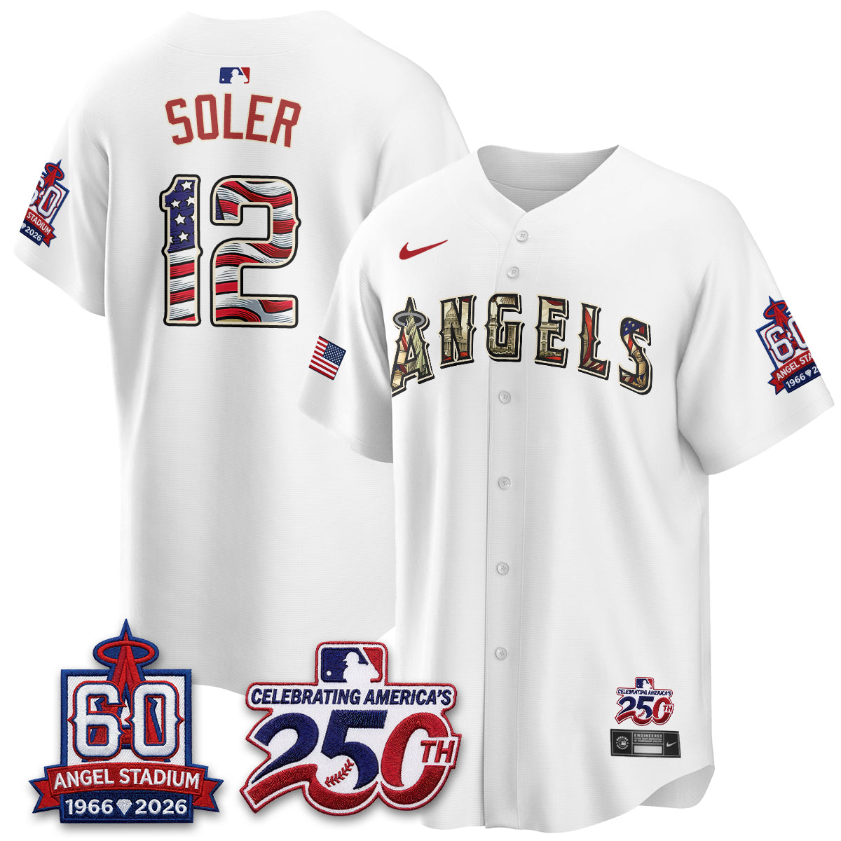LAA 2026 Independence Day USA Vapor Limited Jersey - Stitched-NQD