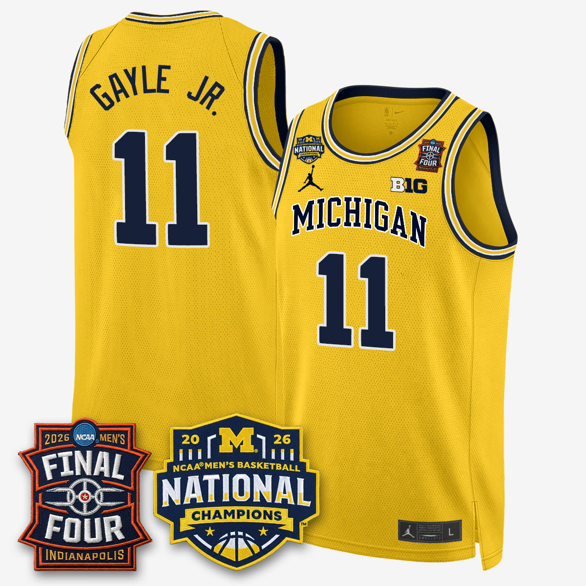 MICH 2026 NCAA Basketball Champions Limited Jersey - Stitched-NQD