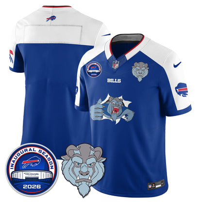 Buffalo Bills x Hairy Blue Beast Edition Vapor Jersey - Stitched