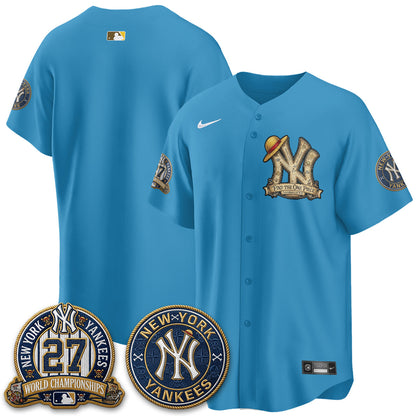 NYY x OP Japanese Cartoon Limited Jersey -  Stitched-NQD