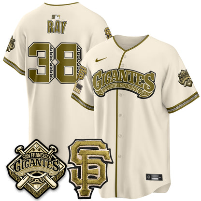 SF New Era Olive 2026 Armed Forces Day Jersey - All Stitched