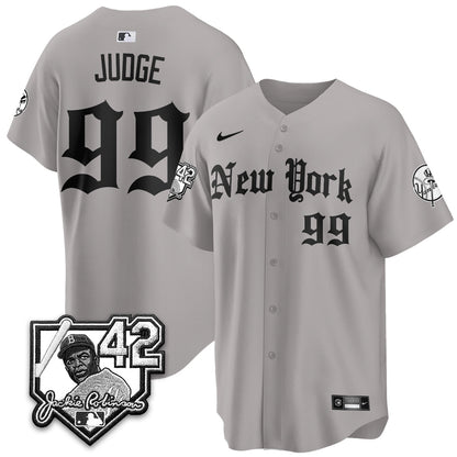 NYY 2026 Jackie Robinson Day Gothic Vapor Limited Jersey - Stitched-NQD