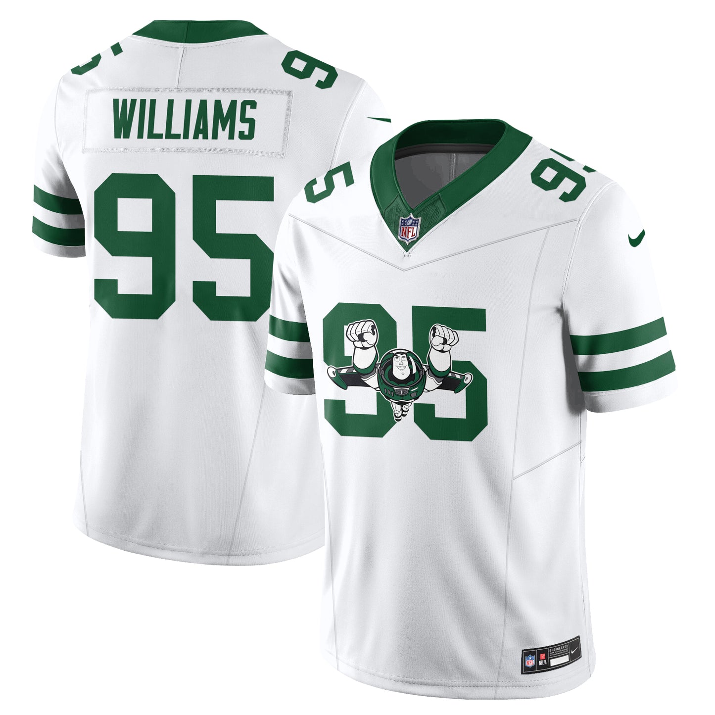 New York Jets x Infinity & Beyond Hero Edition Vapor Jersey - Stitched