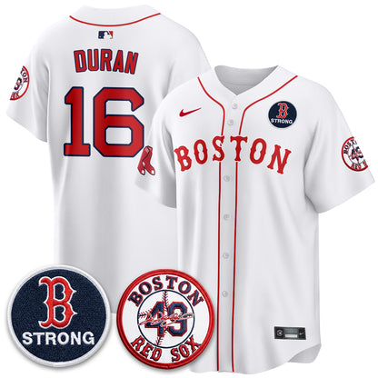 BOS Tim Wakefield Memorial Patch Vaper Premier Limited Jersey - All Stitched V2