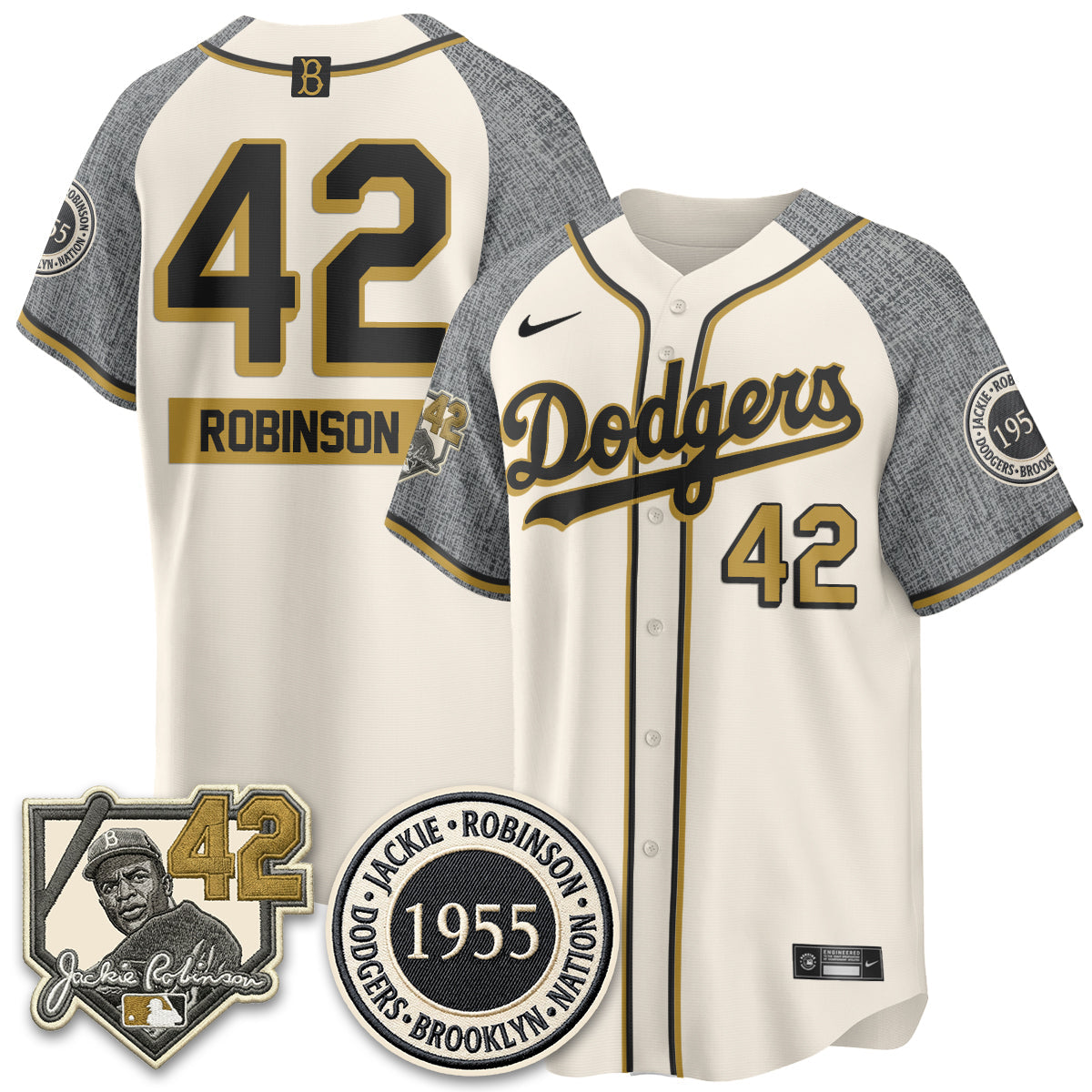LAD 2026 New Era Jackie Robinson Vapor Limited Jersey -  All Stitched-NQD