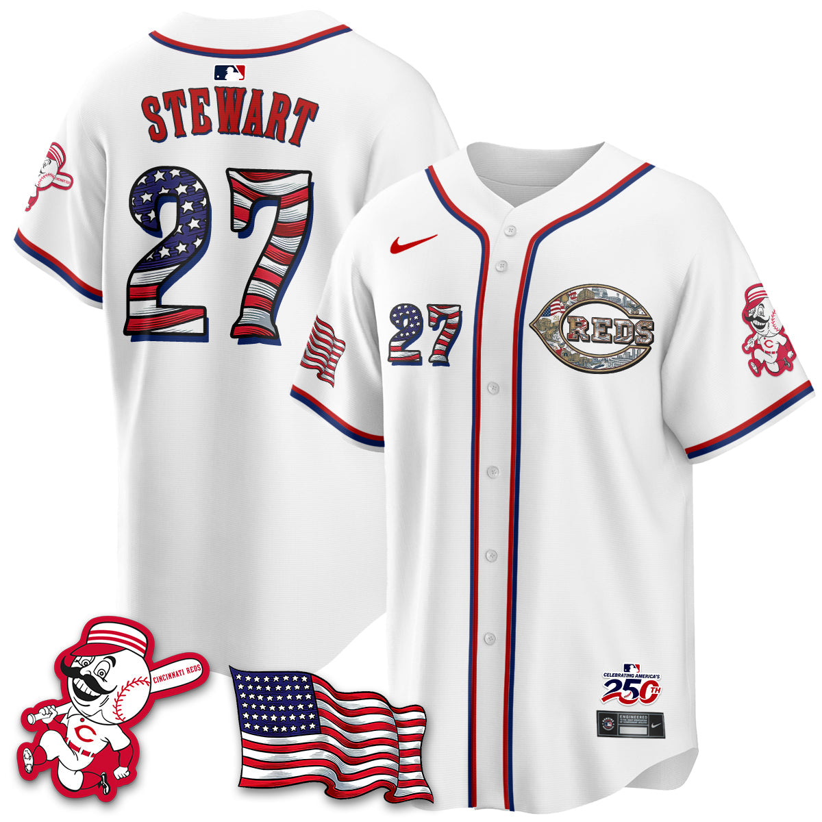 CIN 2026 Independence Day USA Vapor Limited Jersey - Stitched-NQD