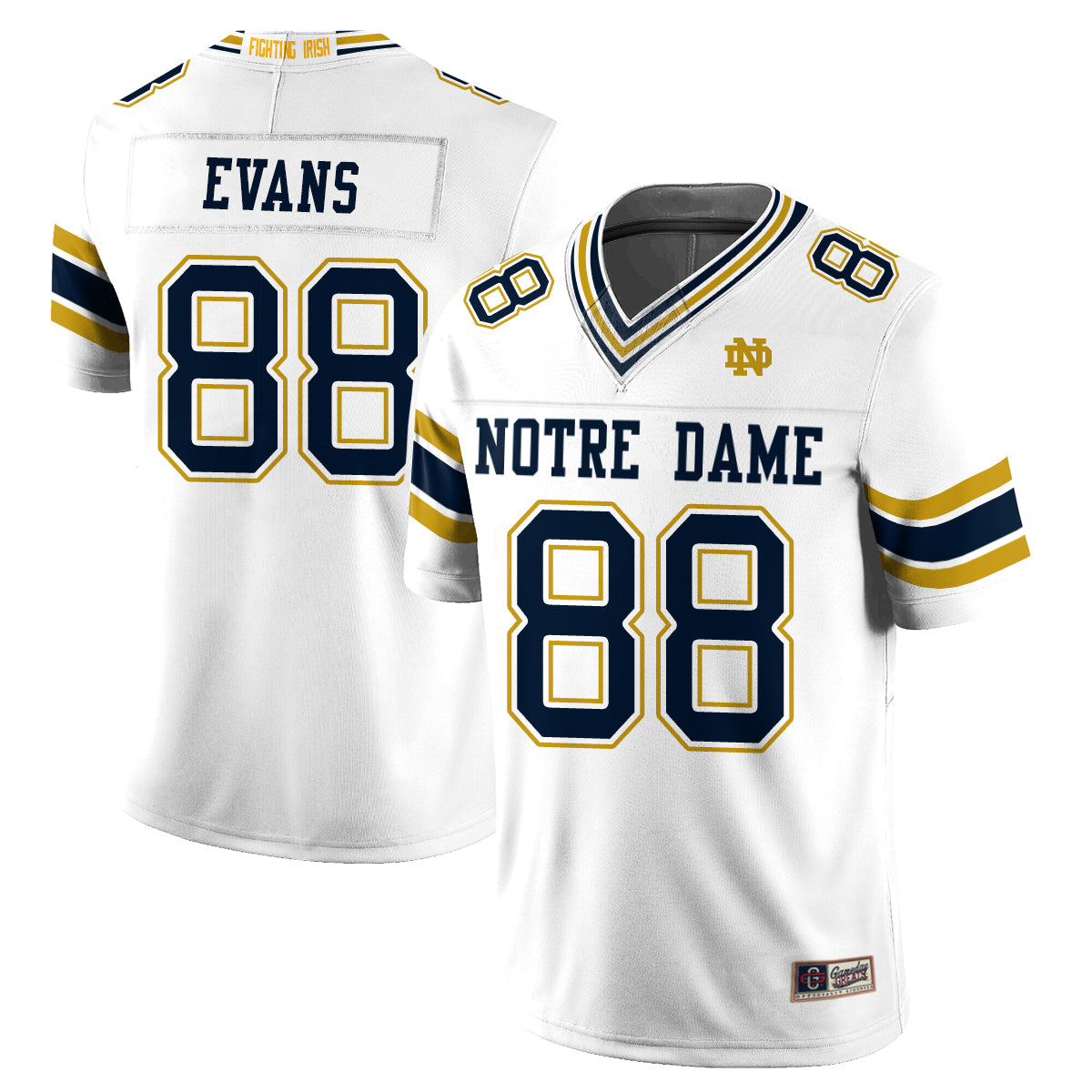 ND 2026 Shamrock Series Football Vapor Jersey - Stitched