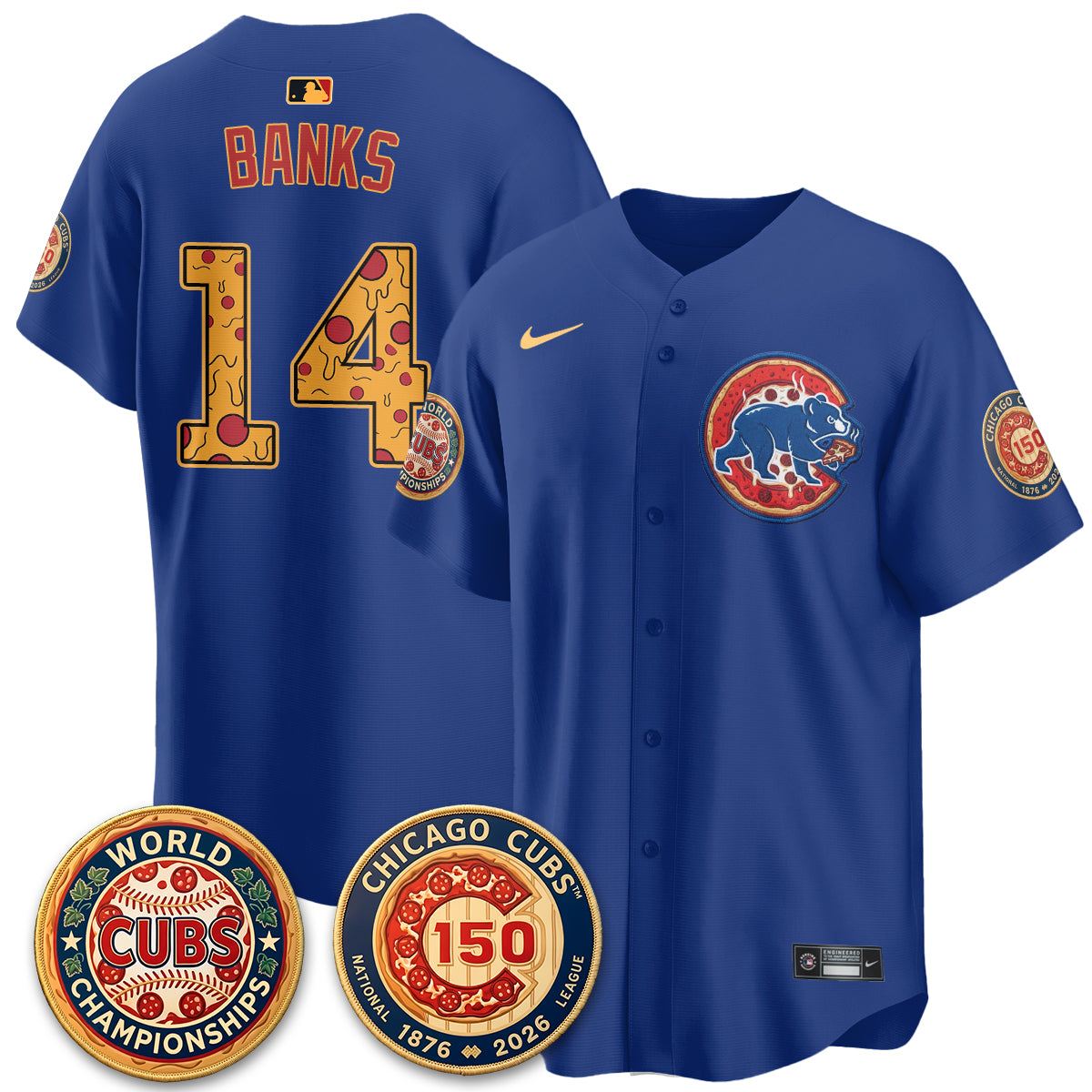 CHC Deep Dish Pizza Vapor Limited Jersey - Stitched