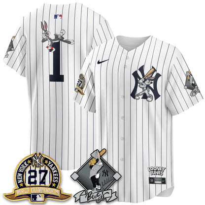 New York Yankees Bunny Vapor Limited Jersey V2- Stitched
