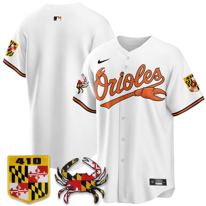 Baltimore Orioles Crab x Maryland Vapor Limited Jersey - Stitched-NQD