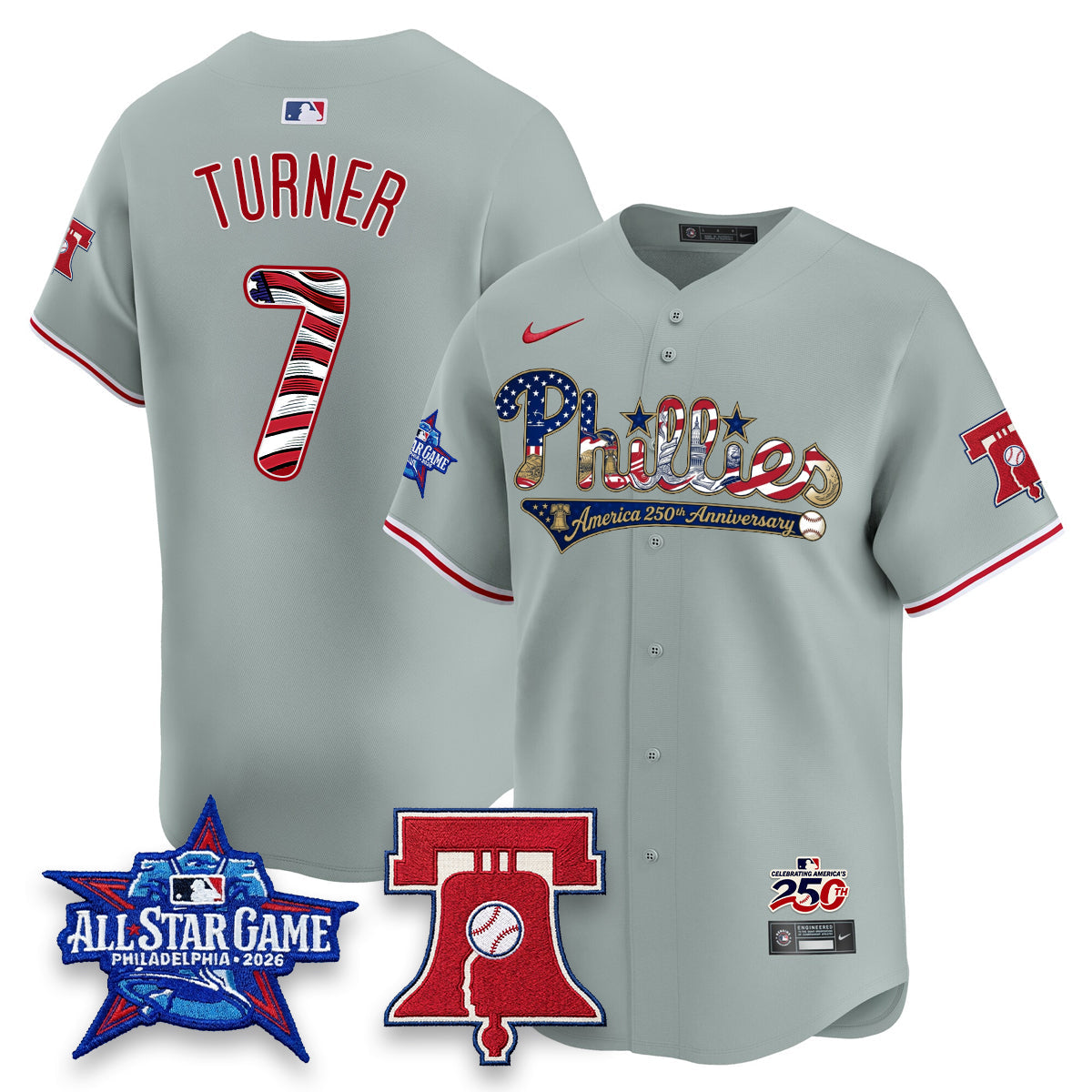 PHI 2026 Independence Day USA Vapor Limited Jersey - Stitched-DQM