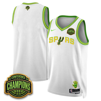 SAS 2026 Basketball Finals Alien Style Vapor Jersey - Stitched