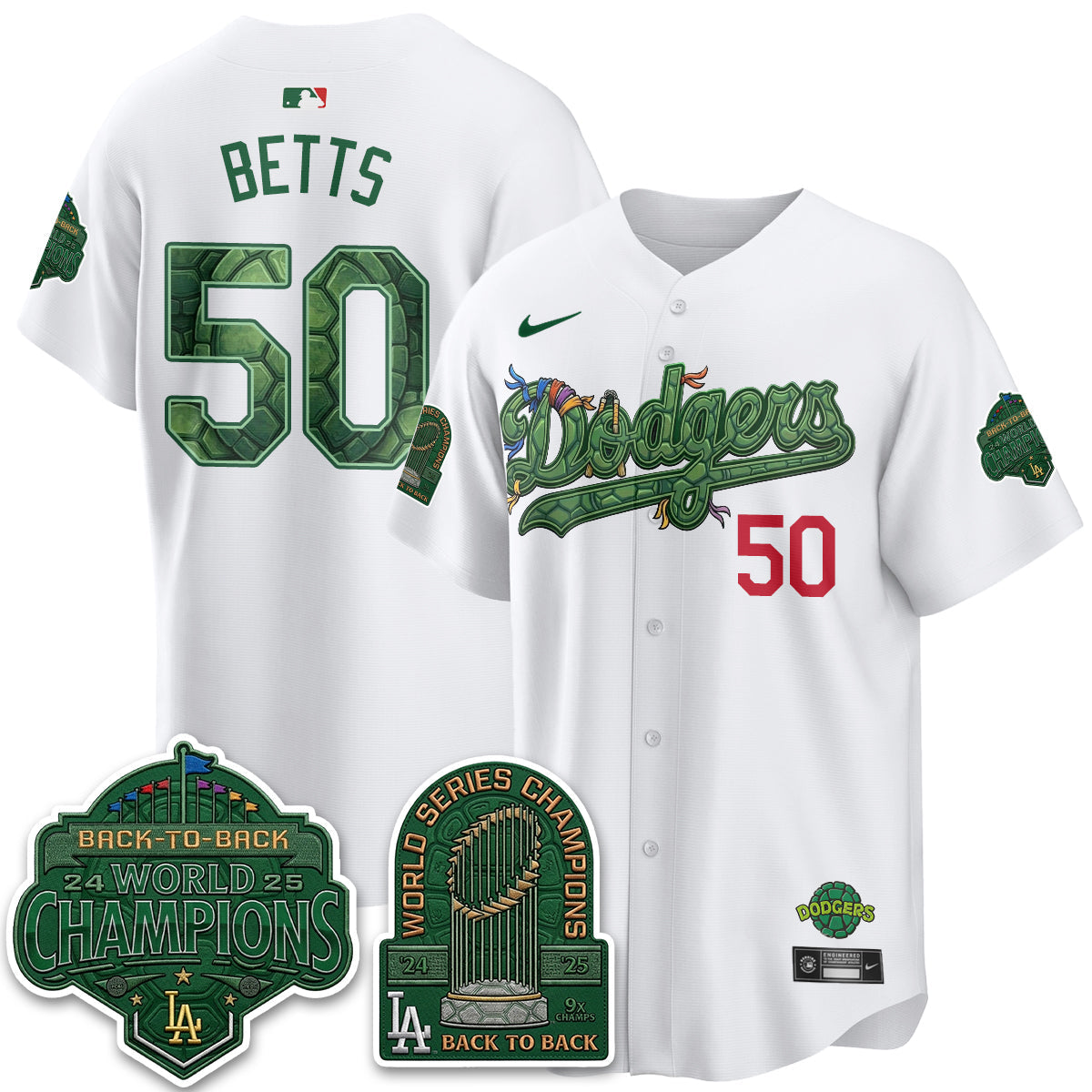 LAD x TMNT 2026 Vapor Jersey - Stitched-NQD