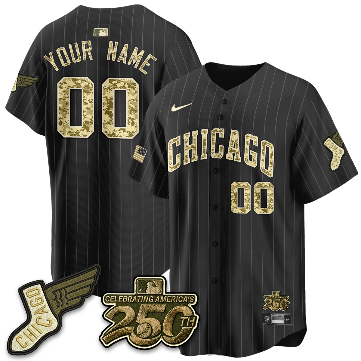 CWS Salute to Service 2026 Vapor Limited Custom Jersey - Stitched
