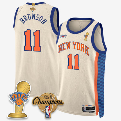 NYK 2026 Basketball Champions Vapor Jersey - Stitched-NQD
