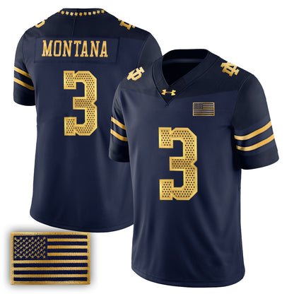 ND 2026 Shamrock Series Football Vapor Jersey - Stitched