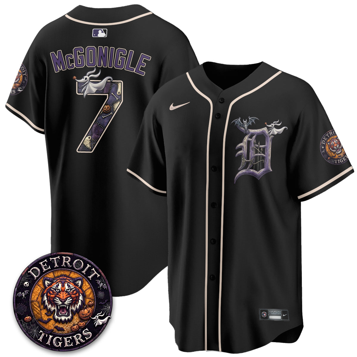 DET Nightmare Edition Vapor Limited Jersey - Stitched