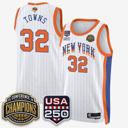 NYK 2026 NBA Eastern Conference Champions City Edition Jersey V2- Stitched