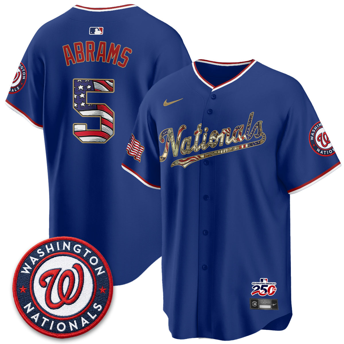 WSH 2026 Independence Day USA Vapor Jersey - Stitched-NQD