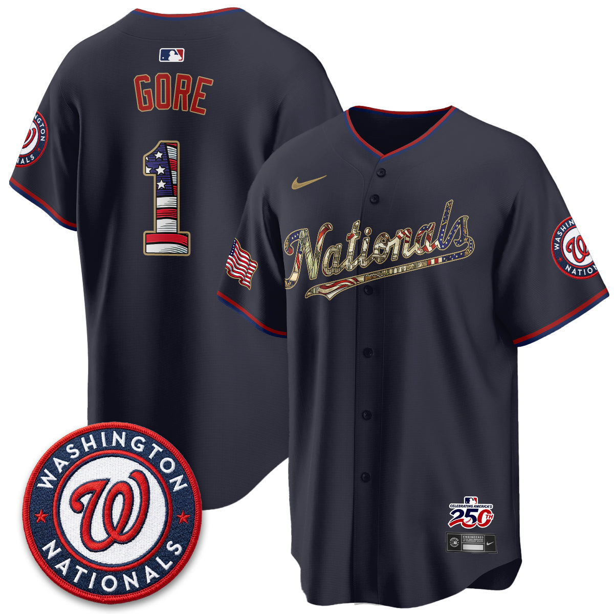 WSH 2026 Independence Day USA Vapor Jersey - Stitched-NQD