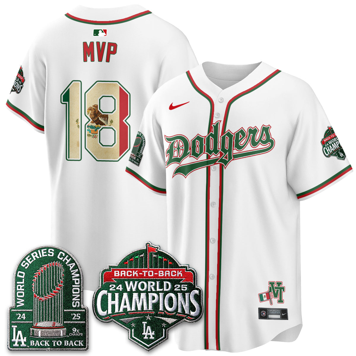 LAD x Mexico Style Vapor Jersey - Stitched-NQD