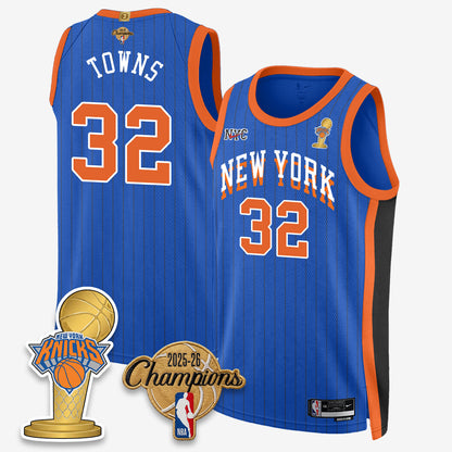 NYK 2026 Basketball Champions Vapor Jersey - Stitched-NQD