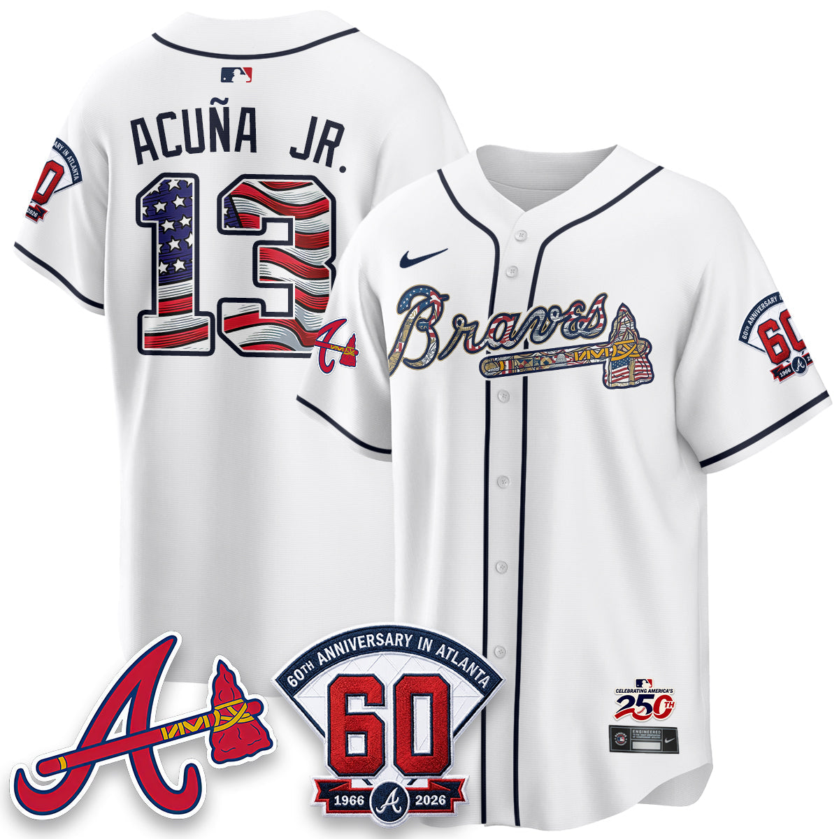 ATL 2026 Independence Day USA Vapor Limited Jersey - Stitched-NQD