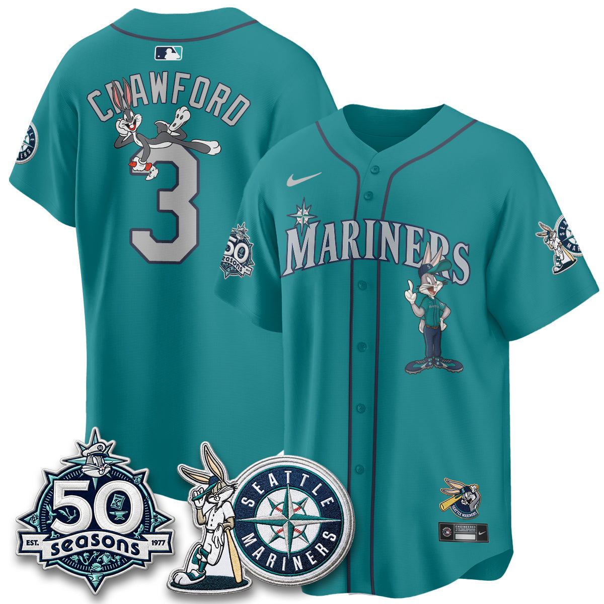 SEA x Bunny Vapor Premier Limited Jersey - Stitched-NQD