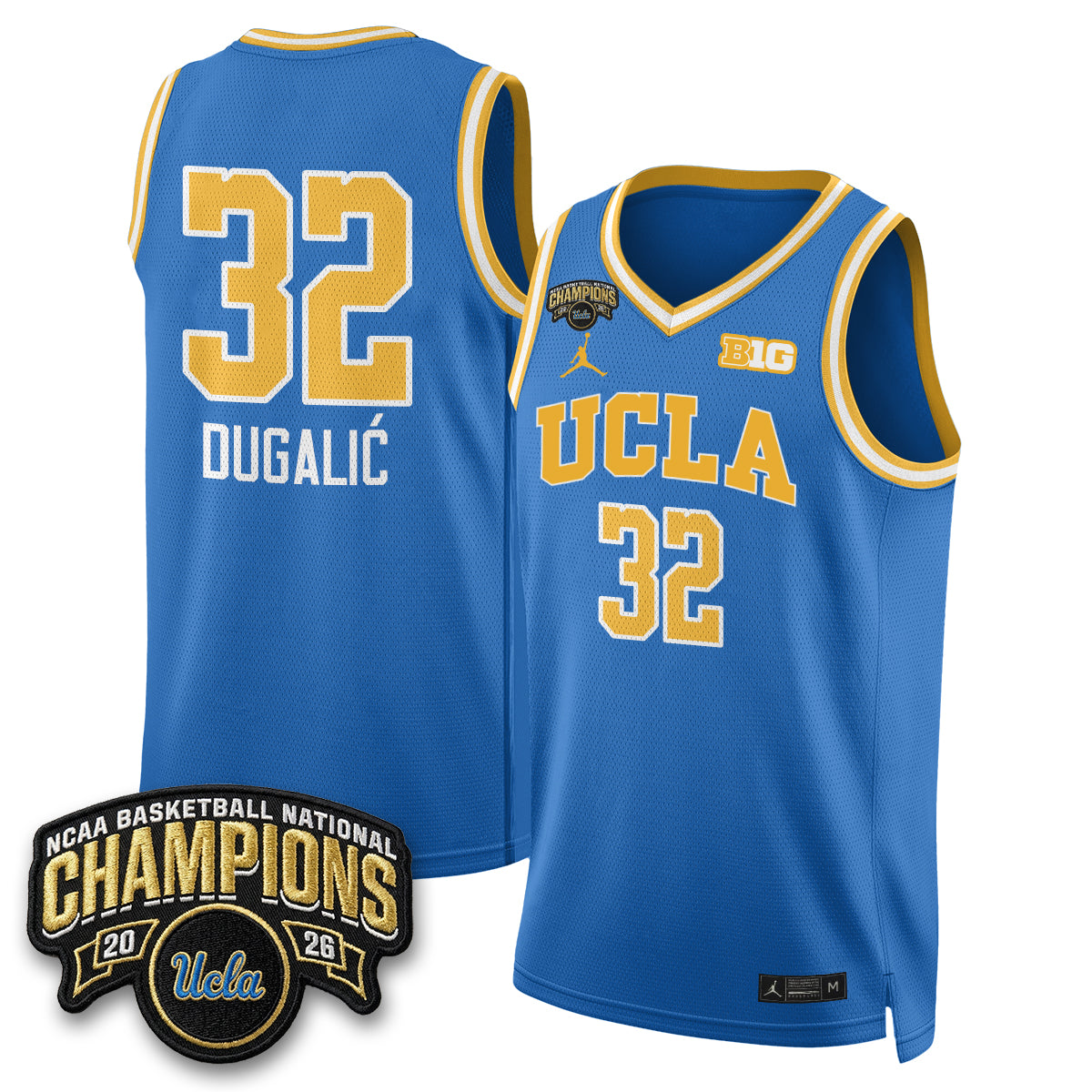 UCLA Women's Basketball Champion 2026 Limited Jersey -  Stitched-NQD