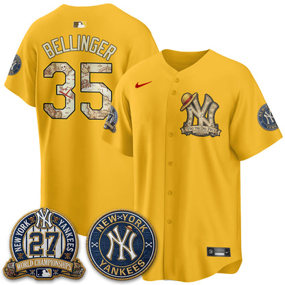 NYY x OP Japanese Cartoon Limited Jersey -  Stitched-NQD
