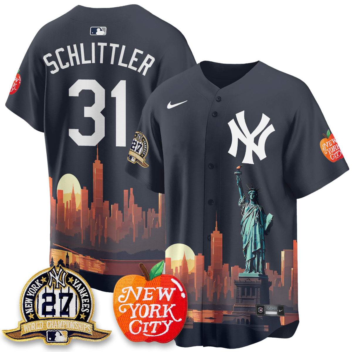 New York Yankees City Edition Vapor Jersey - Stitched