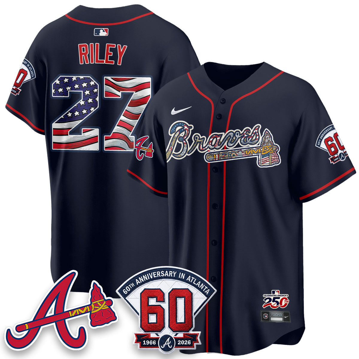 ATL 2026 Independence Day USA Vapor Limited Jersey - Stitched-NQD