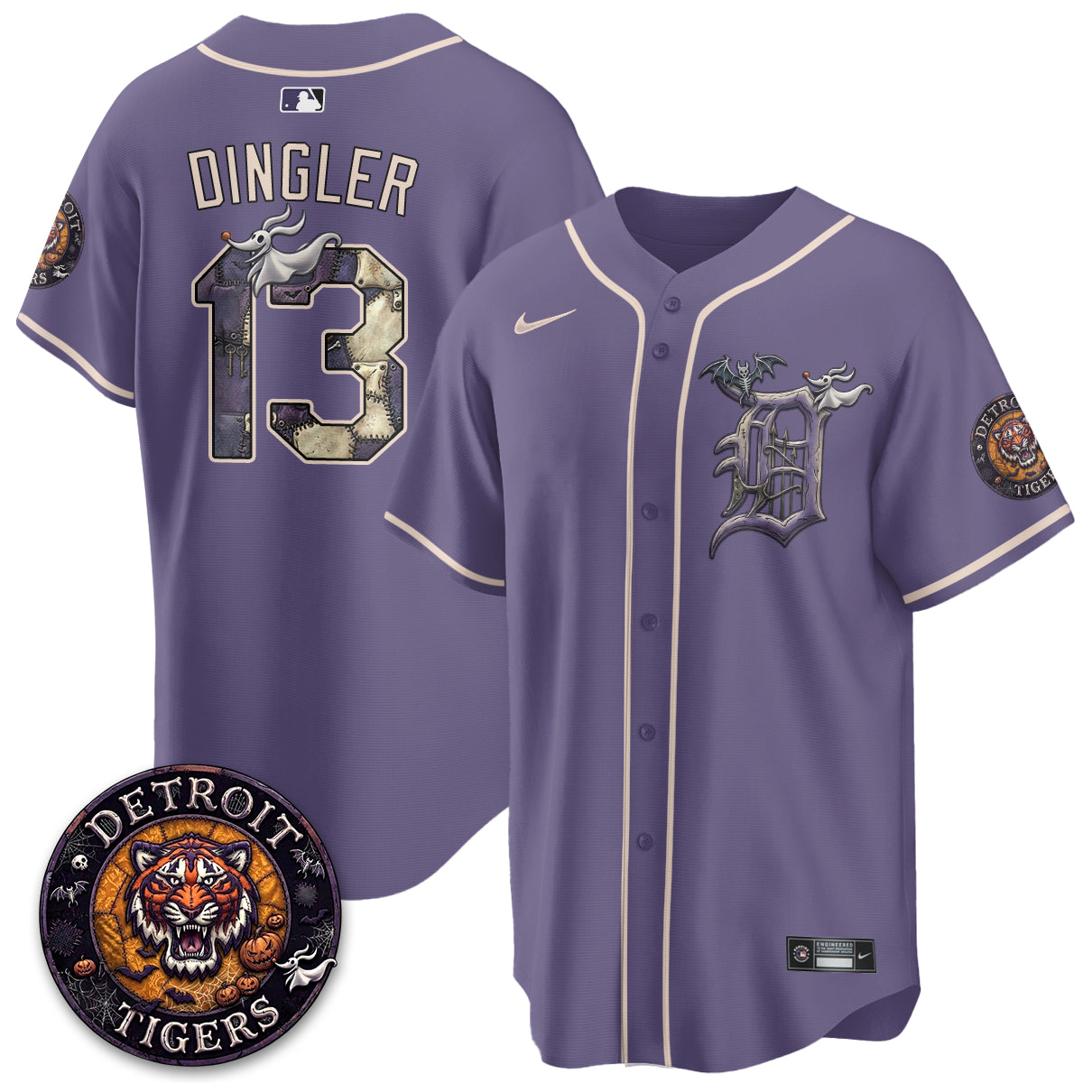 DET Nightmare Edition Vapor Limited Jersey - Stitched