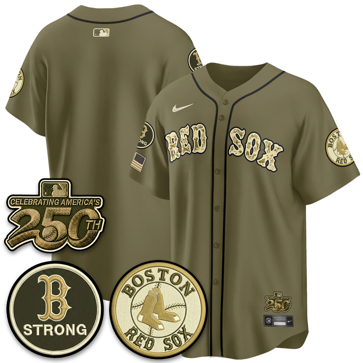 BOS 2026 Armed Forces Day Jersey V2 - Stitched-NQD