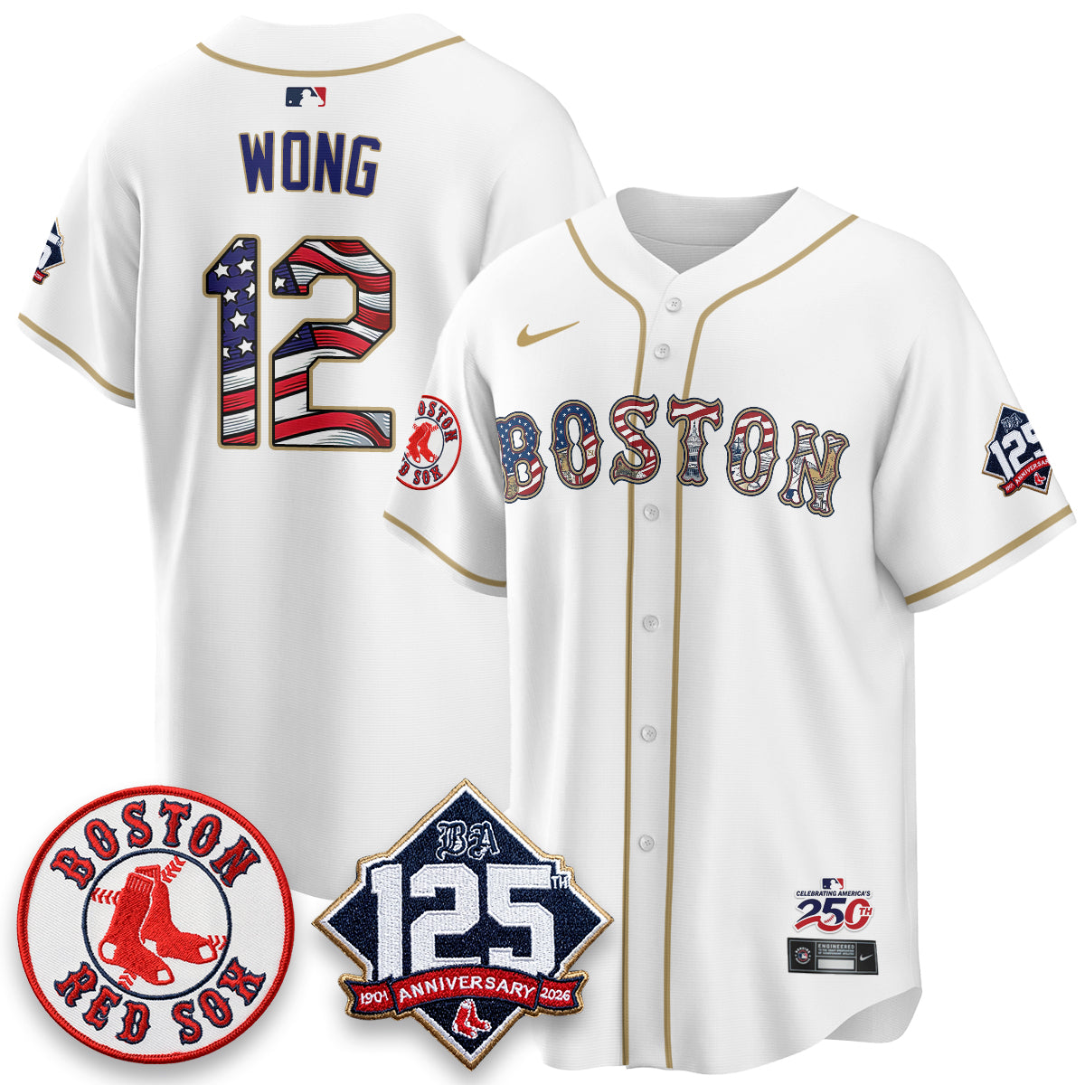 BOS 2026 Independence Day USA Vapor Limited Jersey - Stitched-NQD