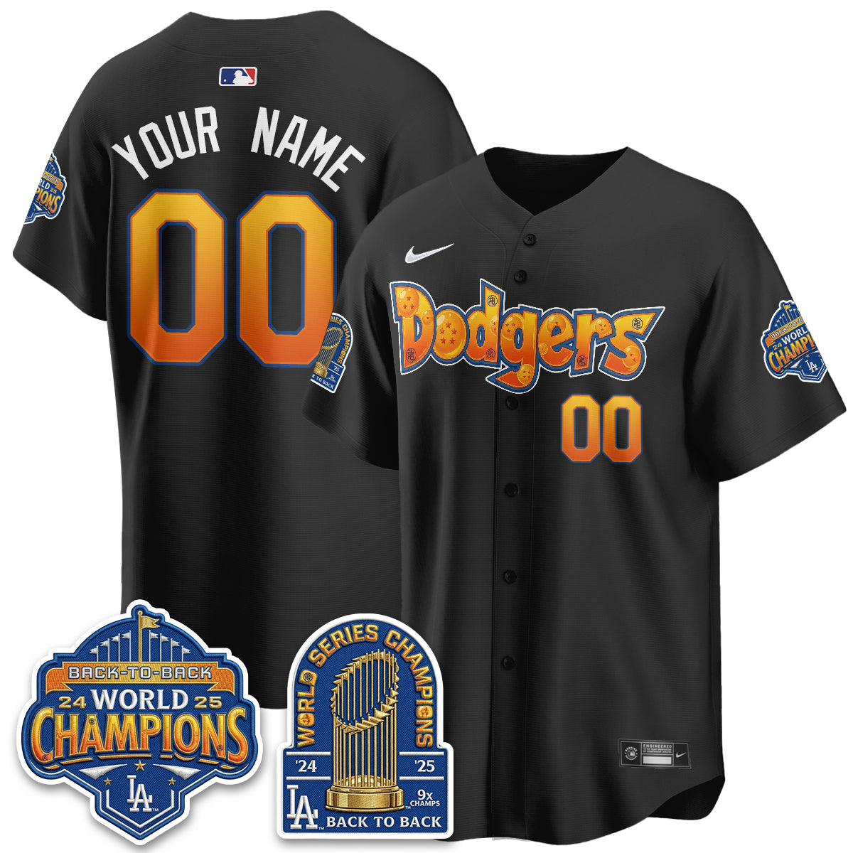 LAD x DB Night 2026 Vapor Custom Jersey V2- Stitched