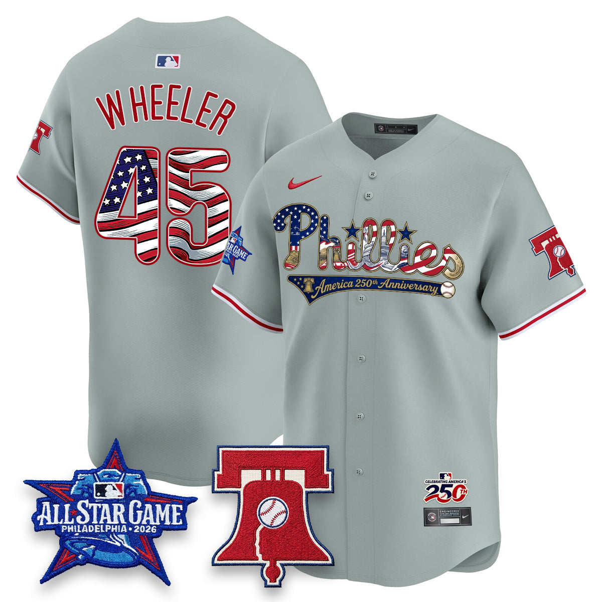 PHI 2026 Independence Day USA Vapor Limited Jersey - Stitched-DQM